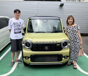 F様へハスラーをご納車しました！