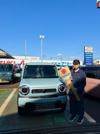 Ｈ様　ハスラーご納車おめでとうございます！