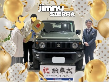ジムニーシエラを納車しました★