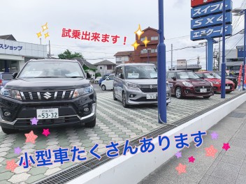 ☆小型車たくさん☆アリーナ草津店の小型試乗車のご紹介☆