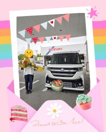 スペーシアカスタム　ご納車させていただきました♫