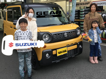 人気シリーズ　スペーシアギアのご納車です！