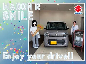 【ワゴンＲスマイル】ご納車おめでとうございます!!