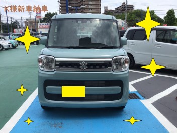 新車納車させていただきました！　担当上野