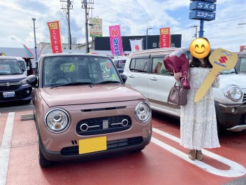 K様にラパンＬＣご納車させていただきました！！