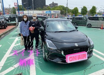 K様スイフトご納車　担当ヤマサキ