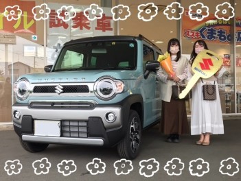 ツートーンがかわいい★ハスラーご納車♪