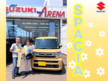 【スペーシア】ご納車おめでとうございます!!