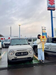 Ｎ様　ラパンＬＣご納車おめでとうございます！