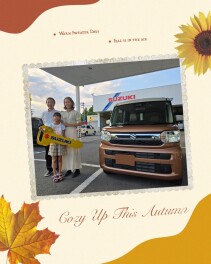 スペーシア ご納車おめでとうございます♬