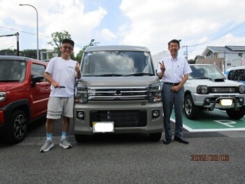 O様　ご納車おめでとうございます！