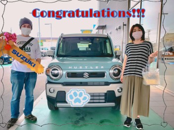 新型ハスラーご納車！！！