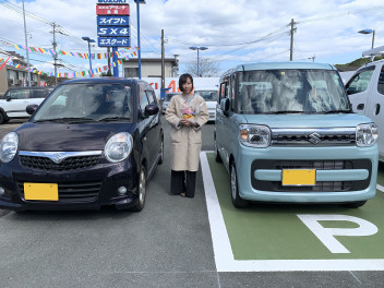 人気のスペーシア♡納車させていただきました( *´艸｀)