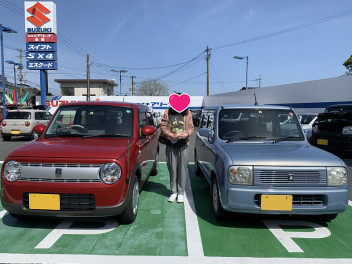 ラパン→ラパン♡納車いたしました♡