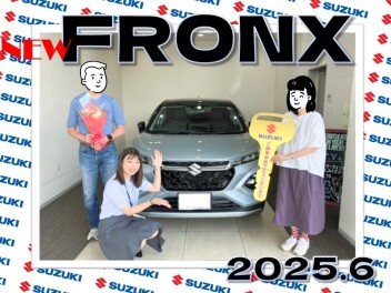 【フロンクス】ご納車おめでとうございます!!