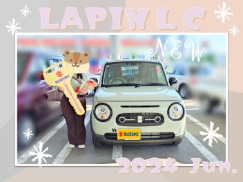 おもち様ラパンＬＣご納車！＠よしだ