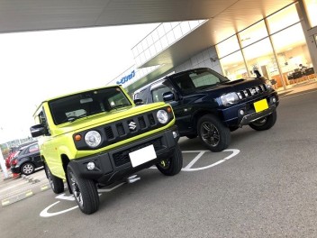 お待たせしました！ジムニーご納車！