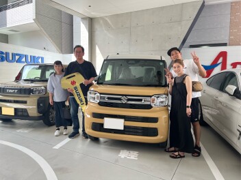 スペーシア　ご納車おめでとうございます