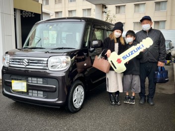 君津市のI様に スペーシア 御納車です★