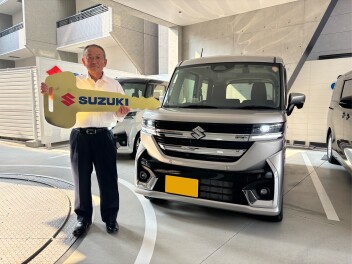 スペーシアカスタム　ご納車おめでとうございます
