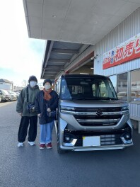 スペーシアカスタムご納車させていただきました！