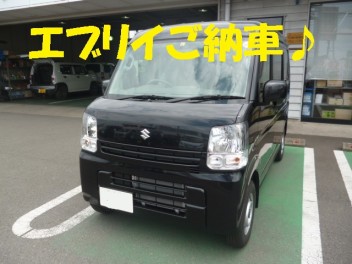 新型エブリイご納車です！