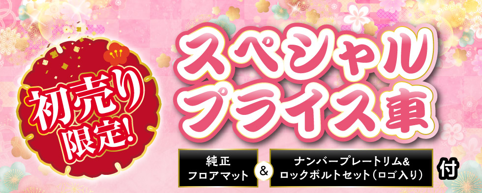 初売り限定！スペシャルプライス車