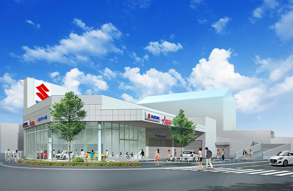 スズキアリーナ八尾 グランドオープンへの道 株式会社 スズキ自販近畿