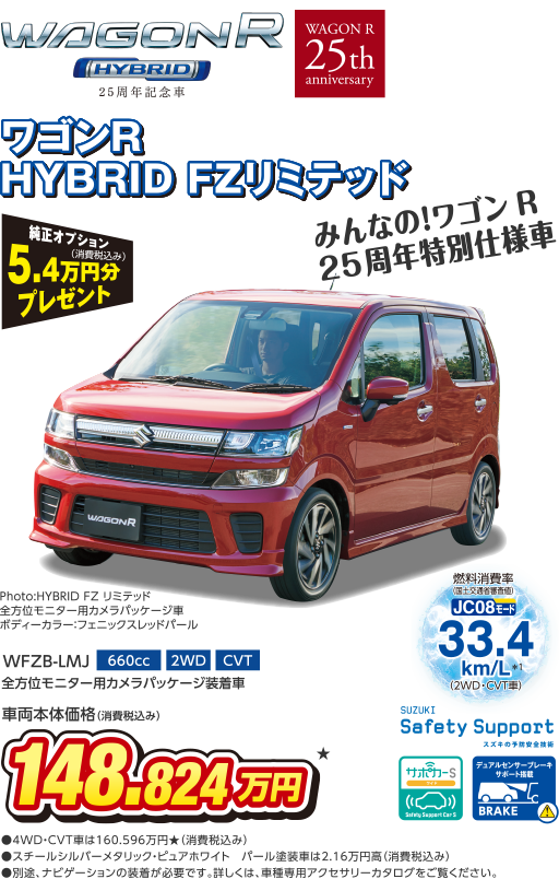 ワゴンＲ HYBRID FZリミテッド