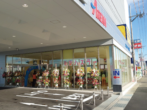 店舗外観花
