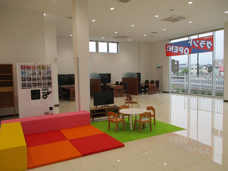 広々した展示場