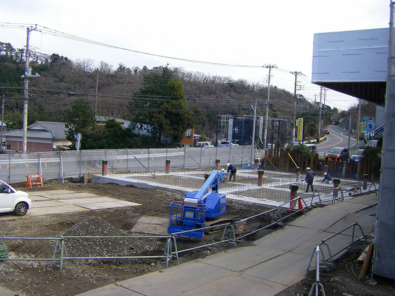 ショールーム建設予定場所