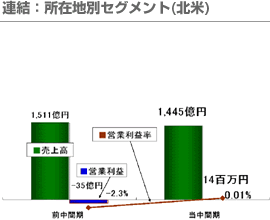 連結：所在地別セグメント(北米)