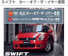 スイフト カー・オブ・ザ・イヤー受賞