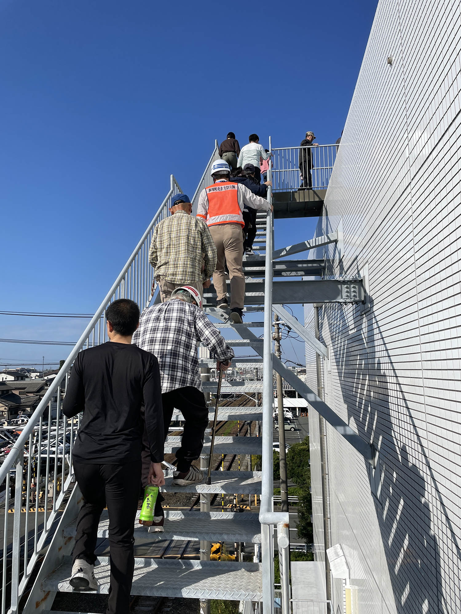 津波避難場所見学会