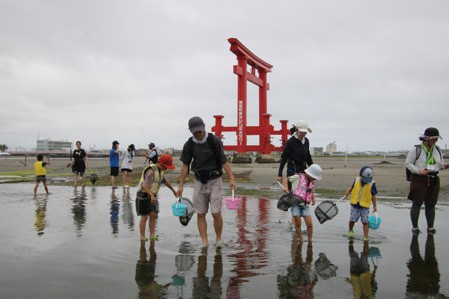 浜名湖の環境を調査する体験学習会①