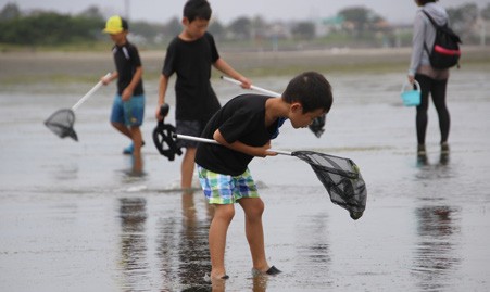 浜名湖の環境を調査する体験学習会②