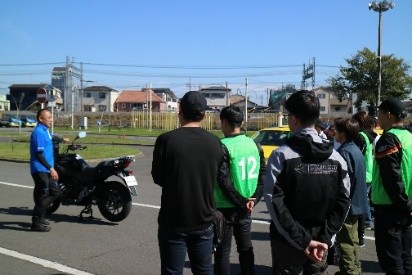 二輪車安全運転講習①