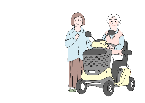 母が免許を返納しても、変わらぬ生活を過ごせています